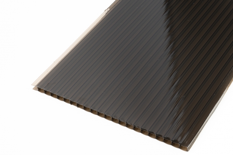 Стільниковий сотовий полікарбонат "Balkan Plastics" Premium Europe 6 мм сірий 2100x6000