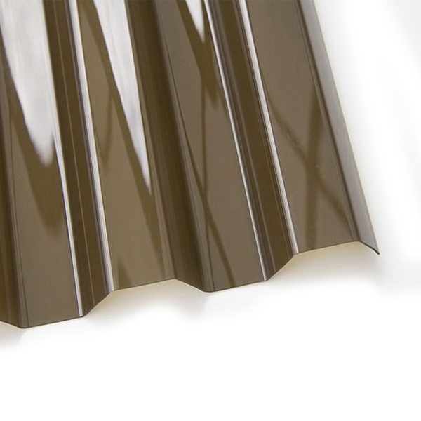 Поликарбонат трапеция "Balkan Plastics" Premium Europe 0,8 мм бронза-серая 1050x2000 