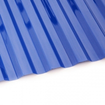 Поликарбонат трапеция "Balkan Plastics" Premium Europe 0,8 мм синий 1050x2000 