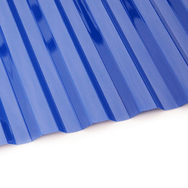 Поликарбонат трапеция "Balkan Plastics" Premium Europe 0,8 мм синий 1050x2000 
